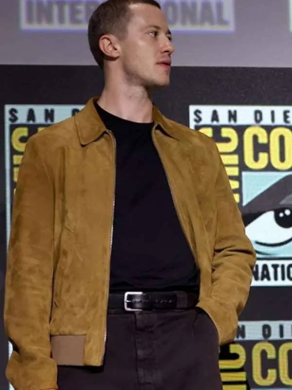 Joseph Quinn The Fantastic Four First Steps Brown Leather Jacket Clanton Jacket