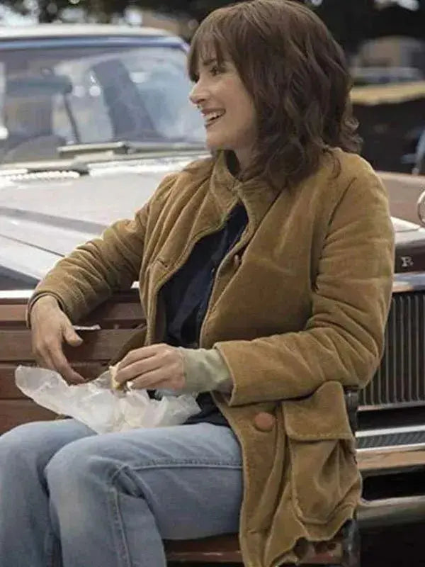 Joyce Byers Stranger Things Brown Corduroy Jacket