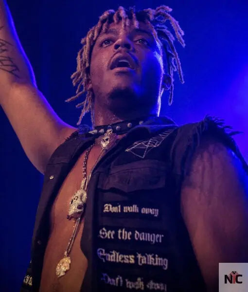 Juice Wrld Black Vest Clanton Jacket