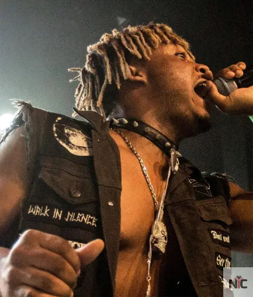 Juice Wrld Black Vest Clanton Jacket
