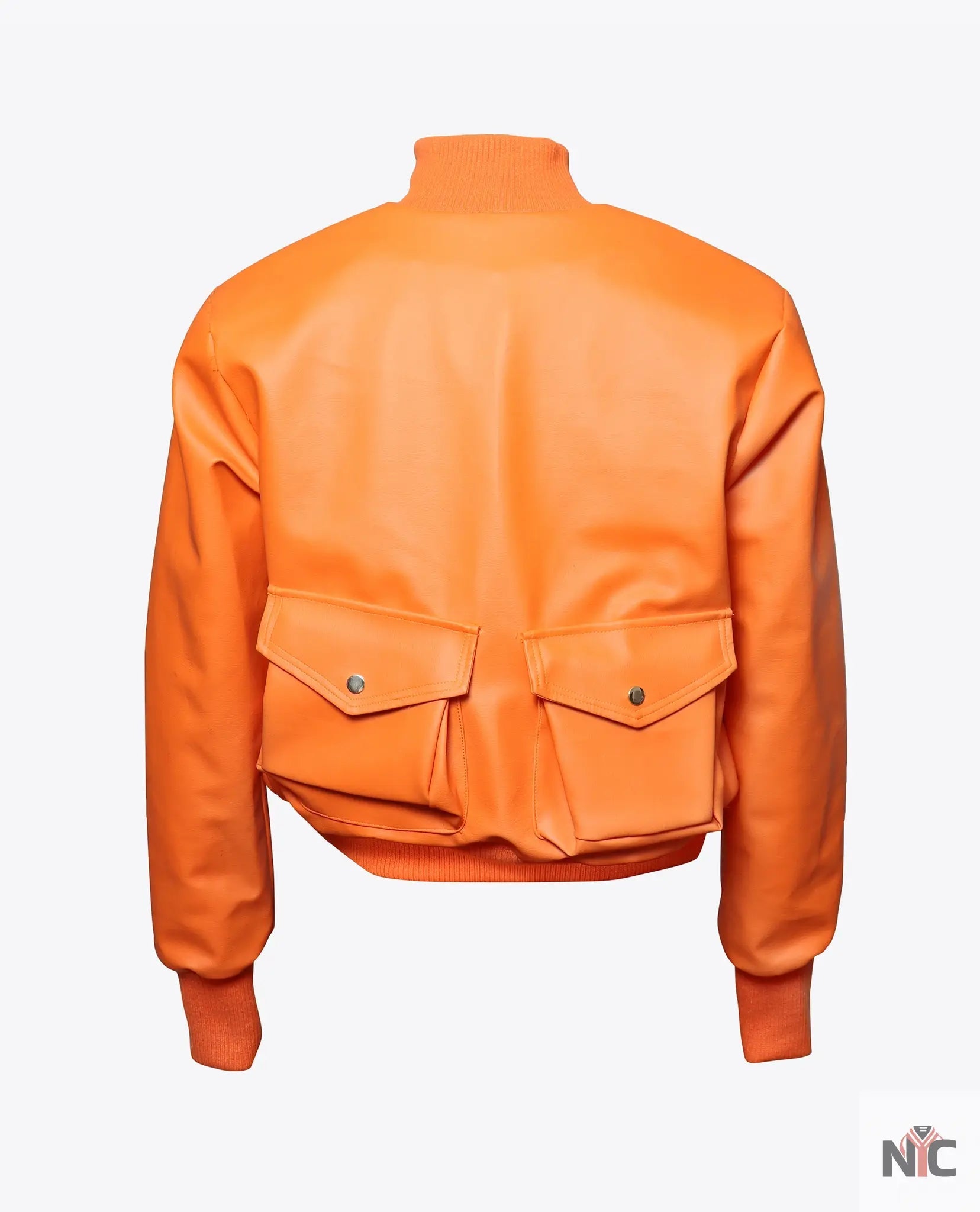 Juice Wrld Or­ange Avi­a­tor Jack­et Clanton Jacket