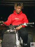 Juice Wrld Supreme Red Hoodie Clanton Jacket