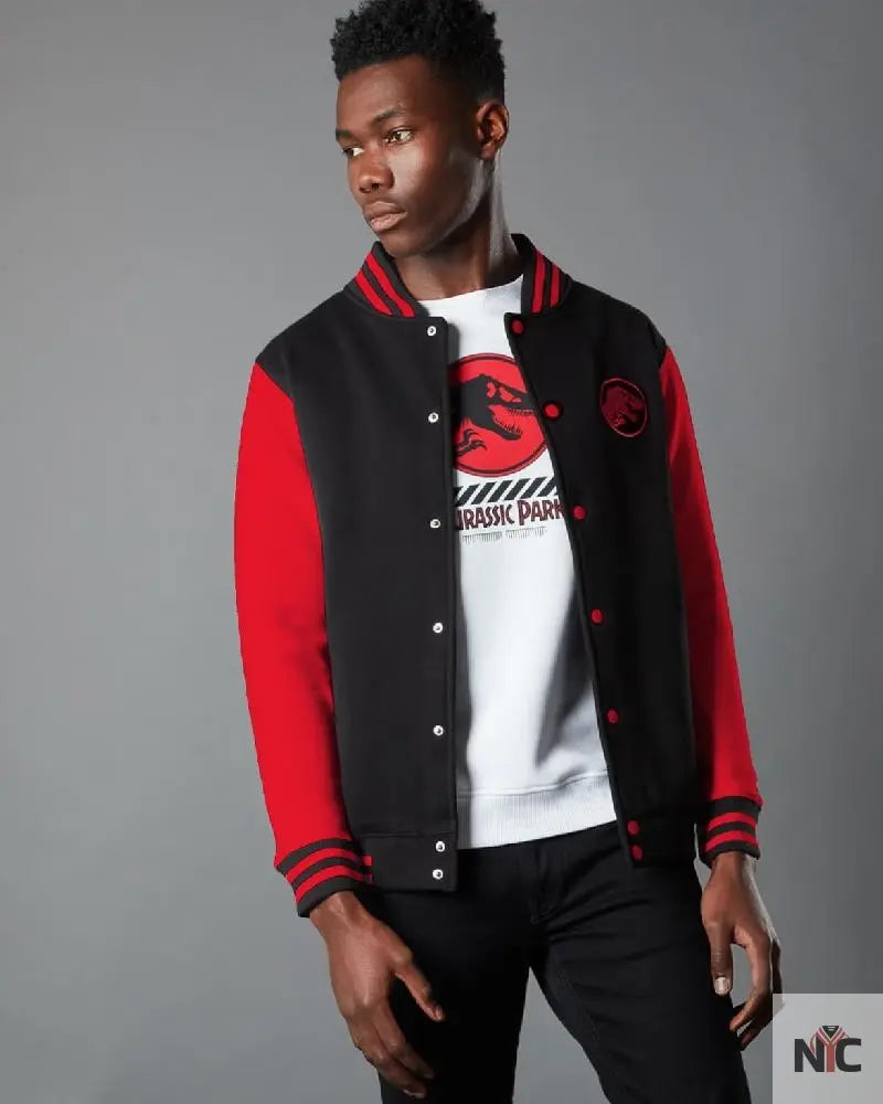 Jurassic Park Priimal Limited Variant Ranger Logo Unisex Varsity Jacket Clanton Jacket