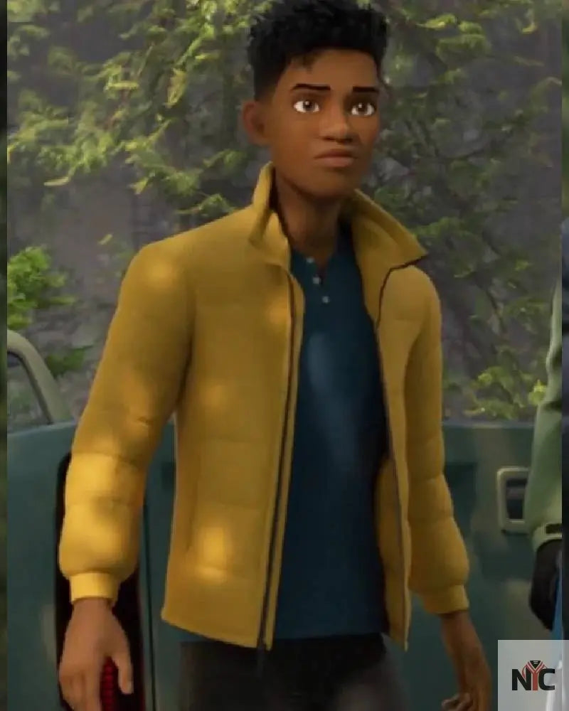 Jurassic World Chaos Theory S01 Darius Bowman Yellow Jacket Clanton Jacket