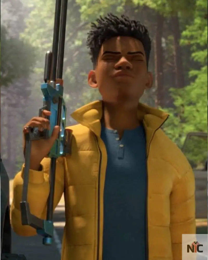 Jurassic World Chaos Theory S01 Darius Bowman Yellow Jacket Clanton Jacket