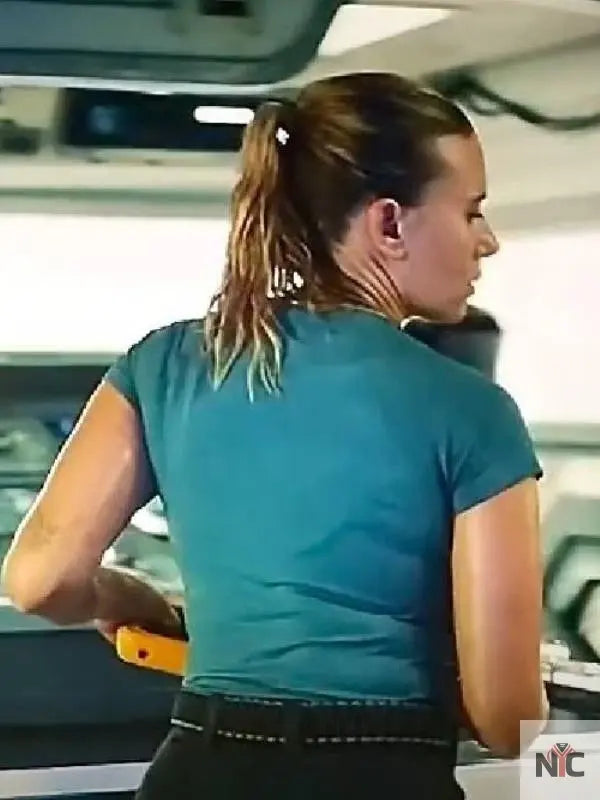 Jurassic World Rebirth Scarlett Johansson Green T-Shirt Clanton Jacket
