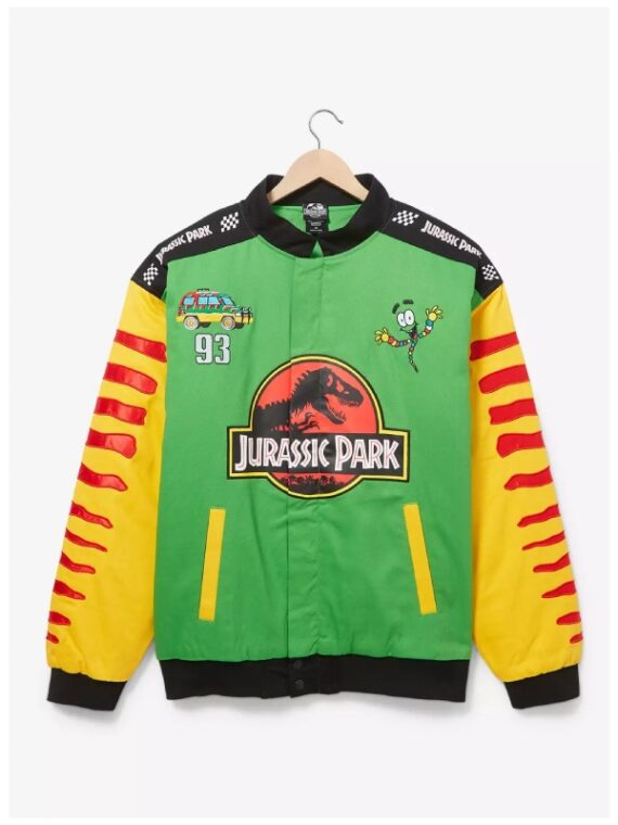 Jurassic Park Jeep Racing Jacket Clanton Jacket