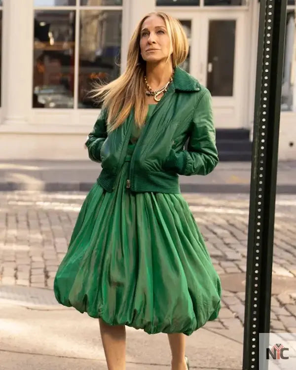Just Like That S02 Sarah Jessica Parker Bomber Jacket Clanton Jacket