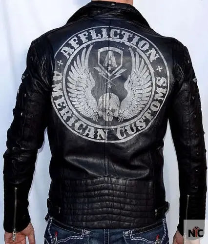 КОЖАНАЯ КУРТКА AFFLICTION AMERICAN REBORN JACKET Clanton Jacket