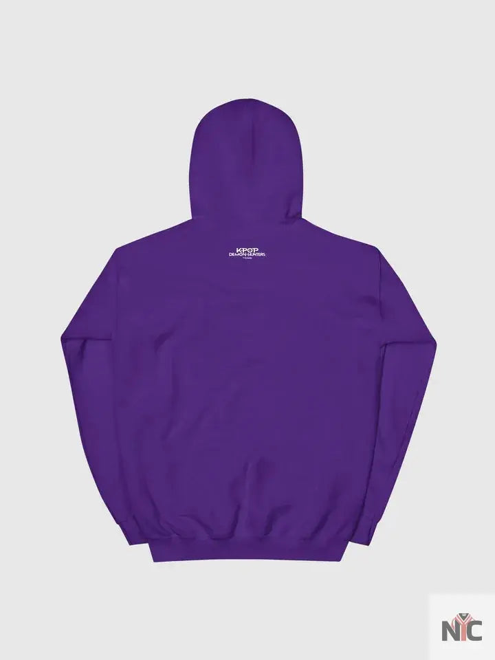 KPop Demon Hunters Huntrix Logo Purple Hoodie Clanton Jacket