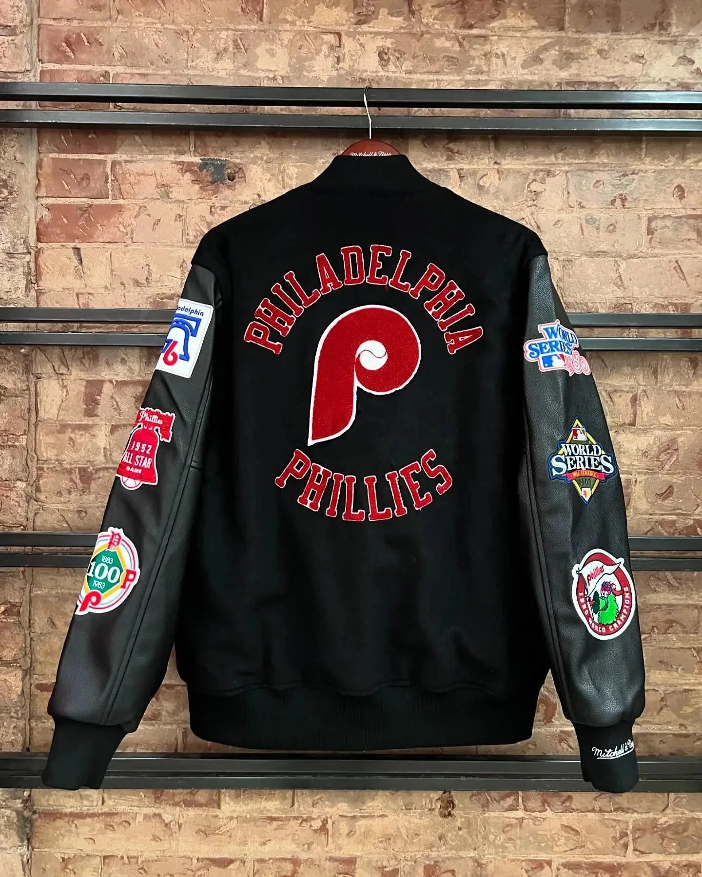 Kalvin Philadelphia Flyers Varsity Black Jacket Clanton Jacket