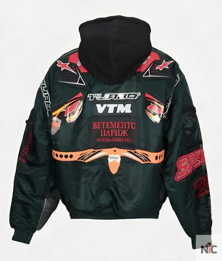 Kanye West Racing Bomber Jacket Clanton Jacket