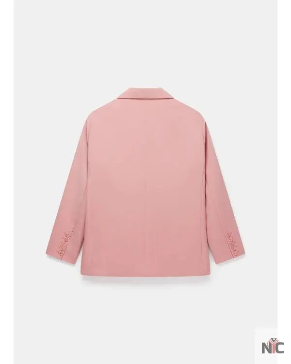 Karen Pirie S02 Velvet Pink Oversized Blazer Clanton Jacket
