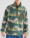 Karen Pirie Printed Fleece Sweatshirt Clanton Jacket