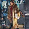 Kate Beckinsale Los Angeles Long Fur Coat