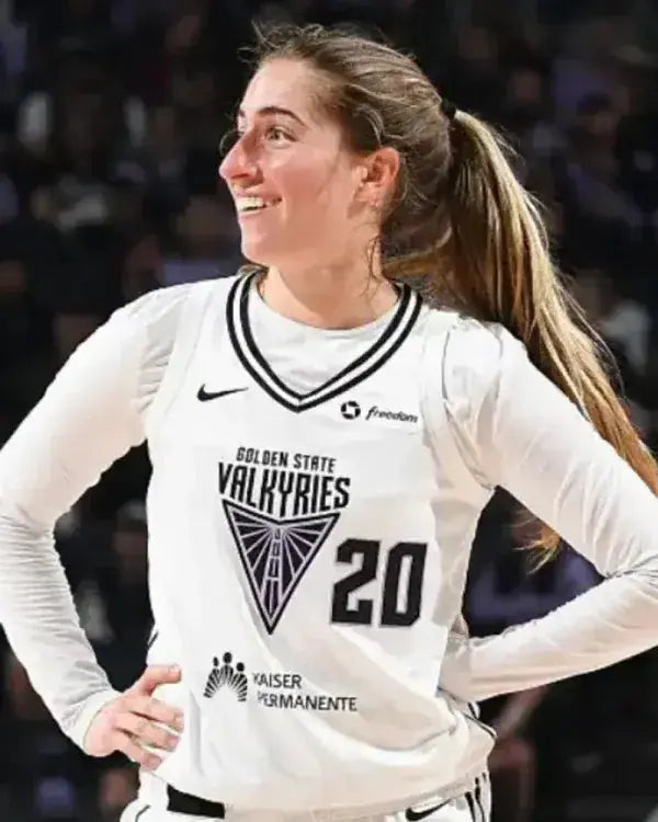 Kate Martin Golden State Valkyries White Jersey