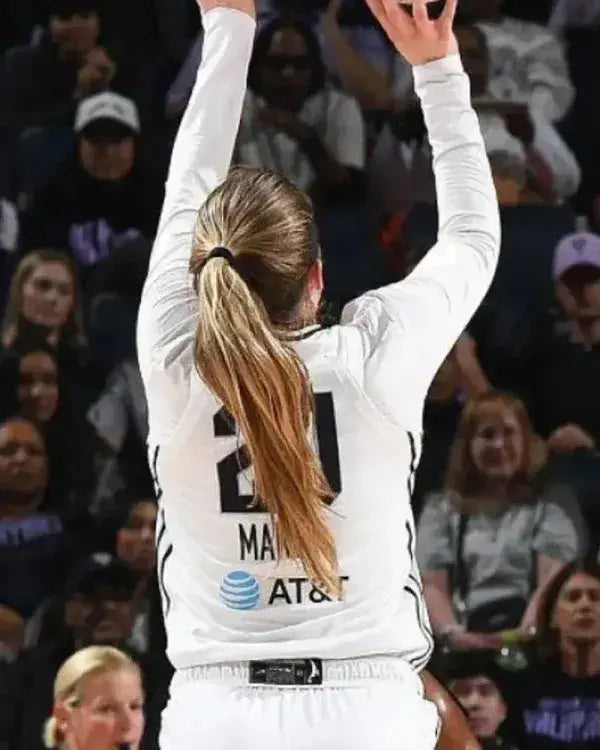 Kate Martin Golden State Valkyries White Jersey