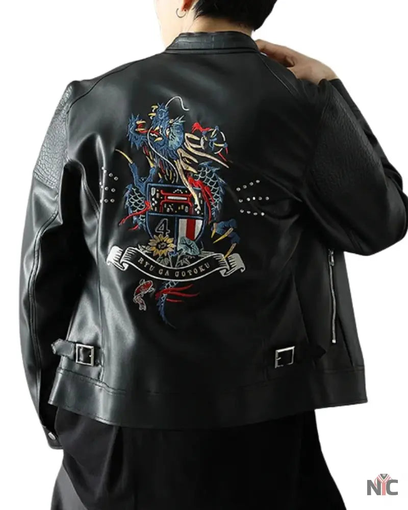 Kazuma Kiryu Model Riding Jacket Ryu Ga Gotoku Series Clanton Jacket