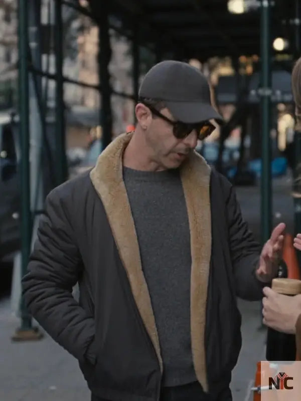 Kendall Roy Succession S04 Shearling Jacket Clanton Jacket