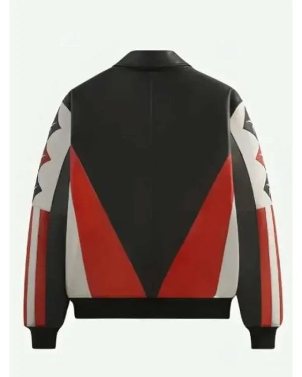 Kevin Durant Olympic 2026 Black Leather Jacket