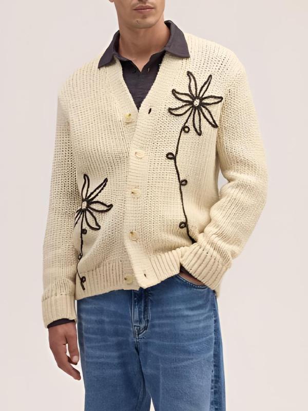 Kevin Jonas Hey Jonas! Podcast 2026 Beige Floral Cardigan WorthVee