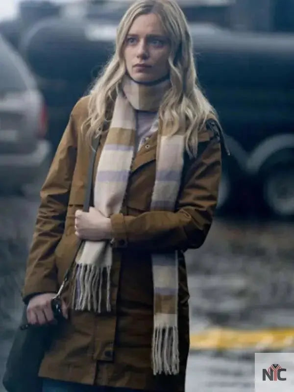 Kira Stine Tracker Brown Jacket Clanton Jacket