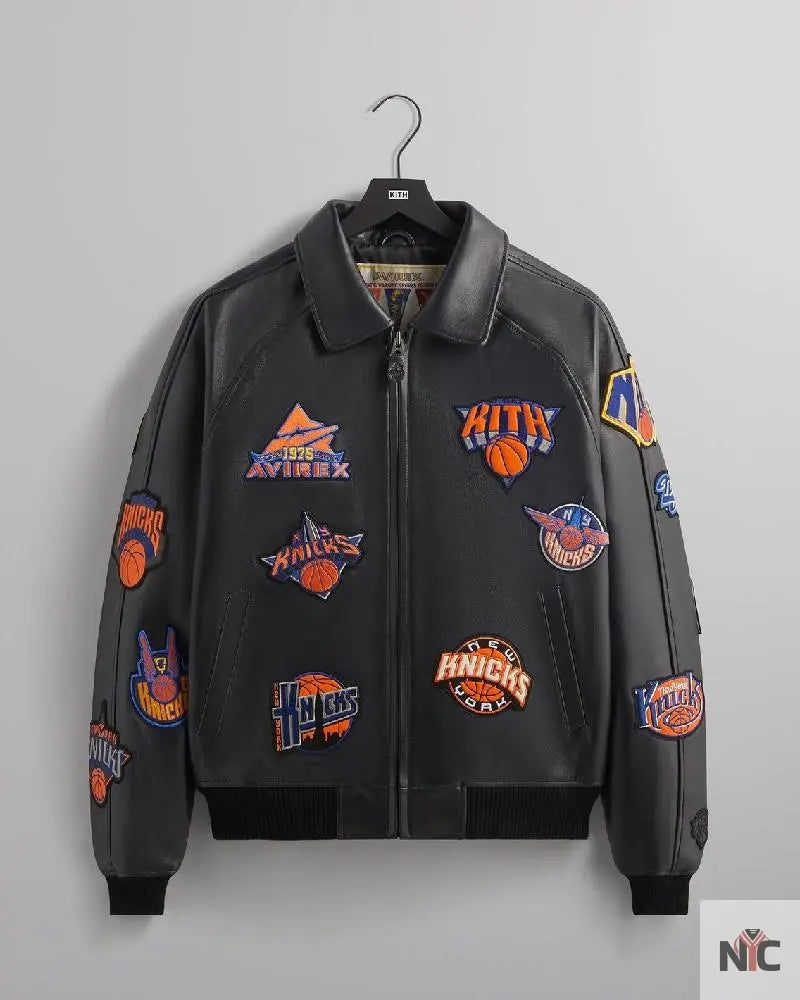 Kith & Avirex For The New York Knicks Icon Jacket Clanton Jacket