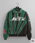 Kith & Jeff Hamilton for the NFL: Jets Leather Varsity Jacket Clanton Jacket