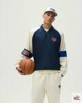 Kith for the New York Knicks Nylon Quarter Zip Clanton Jacket