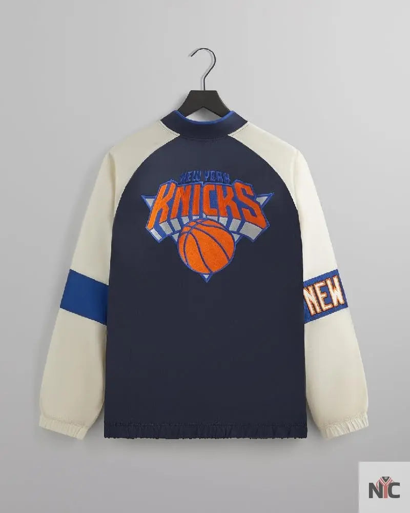 Kith for the New York Knicks Nylon Quarter Zip Clanton Jacket