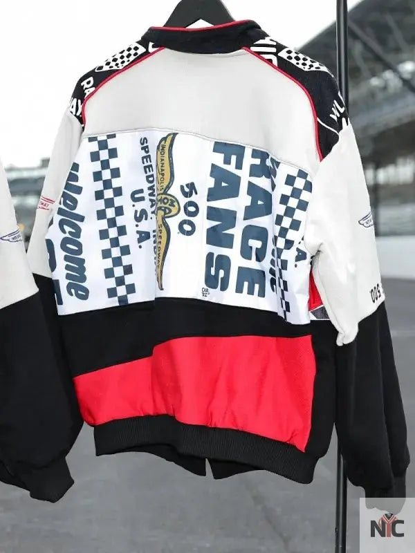Kristin Juszczyk Indy 500 Cotton Racing Jacket Clanton Jacket