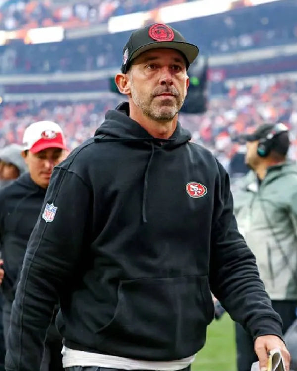 Kyle Shanahan 49ers Black Sideline Hoodie
