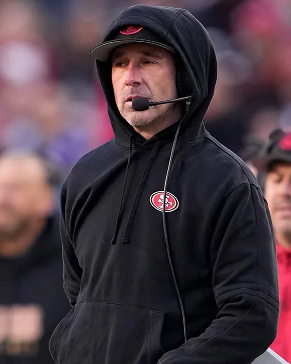 Kyle Shanahan 49ers Black Sideline Hoodie