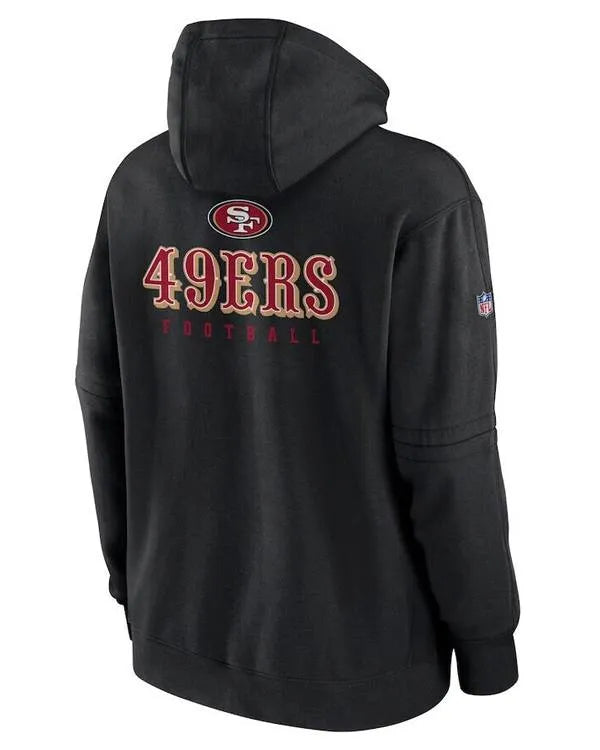 Kyle Shanahan 49ers Black Sideline Hoodie