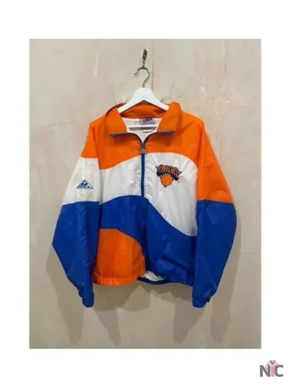 Kylie Jenner Knicks Game Vintage Jacket Clanton Jacket