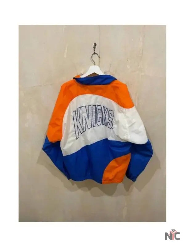 Kylie Jenner Knicks Game Vintage Jacket Clanton Jacket