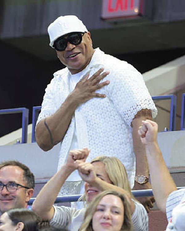 LL Cool J 2025 US Open Tennis Championships Crochet Shirt USA Jackets