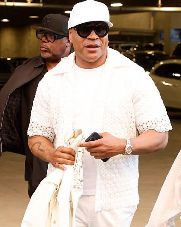 LL Cool J 2025 US Open Tennis Championships Crochet Shirt USA Jackets