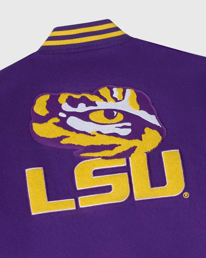 LSU Tigers OVO Varsity Jacket Clanton Jacket