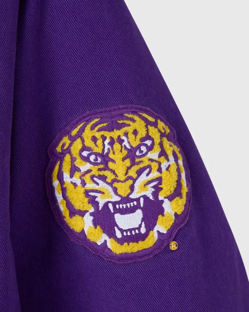 LSU Tigers OVO Varsity Jacket Clanton Jacket