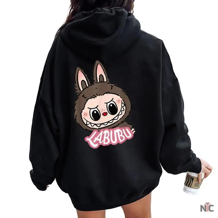 Labubu The Monsters Oversize Hoodie Clanton Jacket