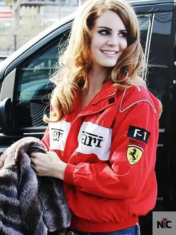 Lana Del Rey Ferrari Bomber Jacket Clanton Jacket