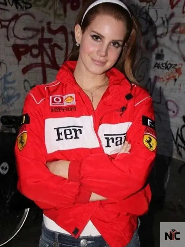 Lana Del Rey Ferrari Bomber Jacket Clanton Jacket