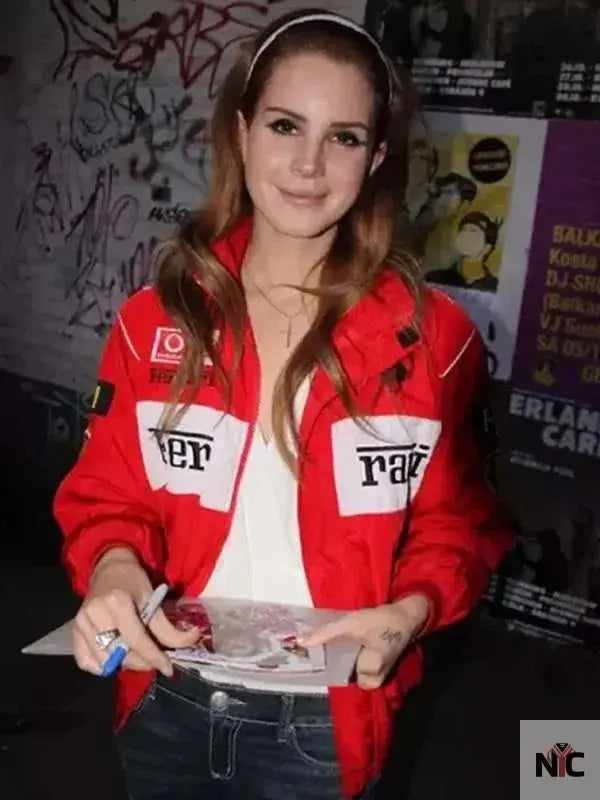 Lana Del Rey Ferrari Bomber Jacket Clanton Jacket