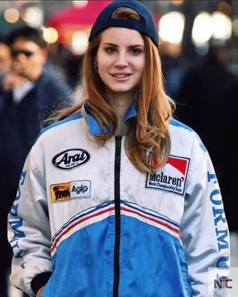 Lana Del Rey Mclaren Racer Jacket Clanton Jacket