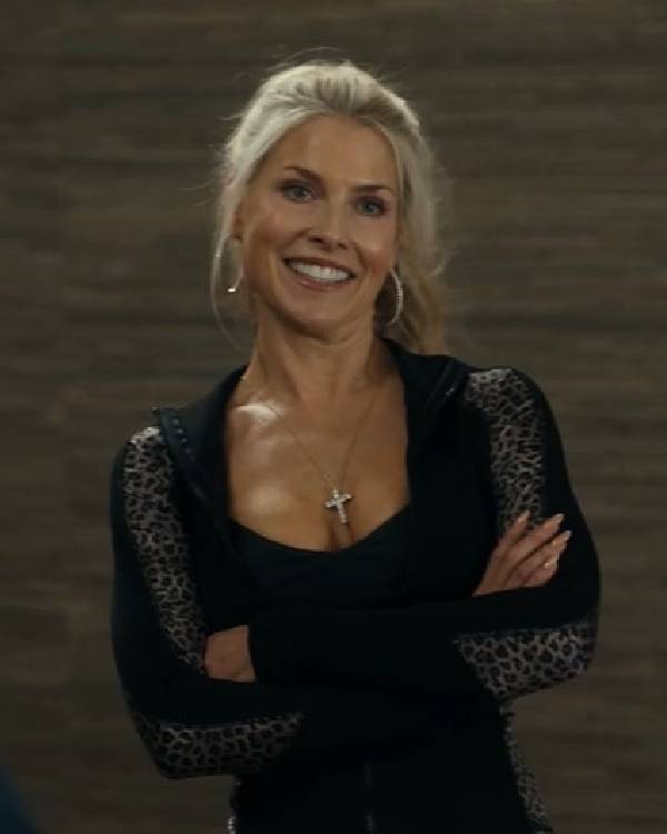 Landman Ali Larter Leopard Printed Track Jacket
