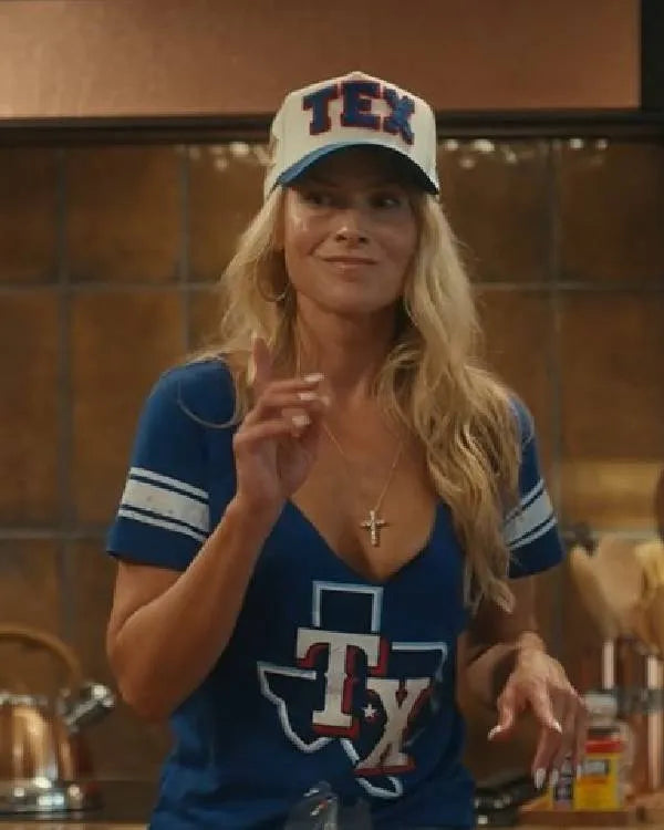 Landman Ali Larter Blue Texas T-Shirt