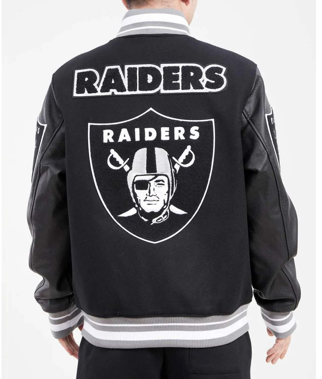 Las Vegas Raiders Mash Up Varsity Jacket