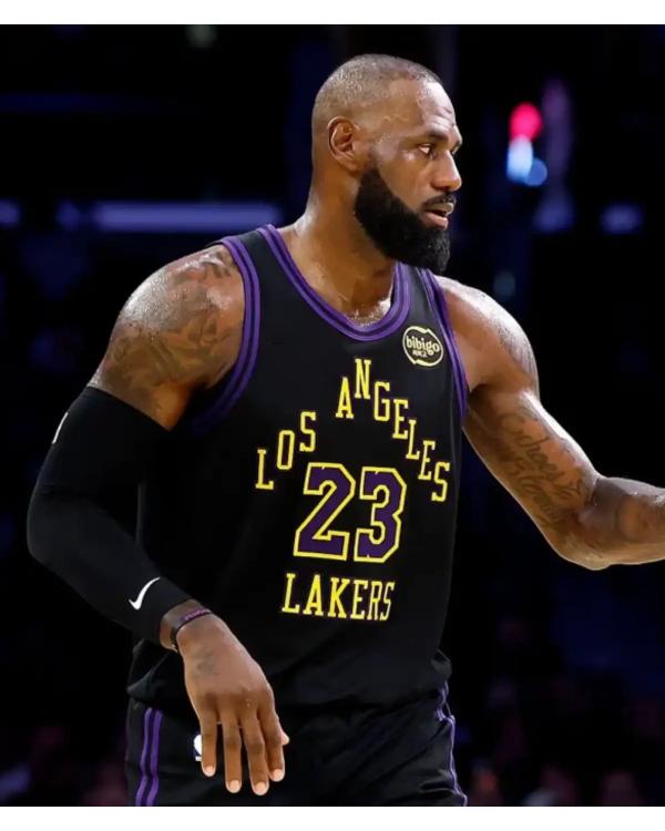 LeBron James Utah Jazz v Los Angeles Lakers Jersey