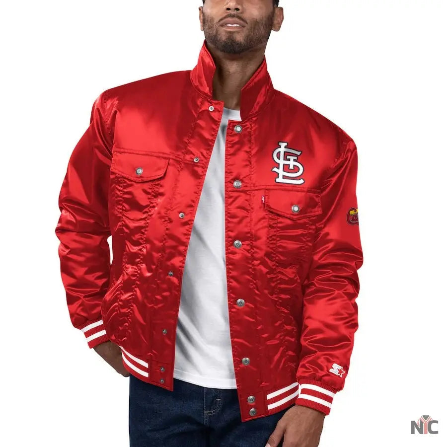 Levis x Starter St Louis Cardinals Jacket Clanton Jacket